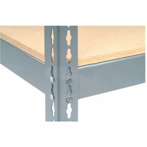 Global Industrial Extra Heavy Duty Shelving 48"W x 18"D x 60"H With 4 Shelves, Wood Deck, Gry 3 Global Industrial Extra Heavy Duty Shelving 48"W x 18"D x 60"H With 4 Shelves, Wood Deck, Gry - Image 3