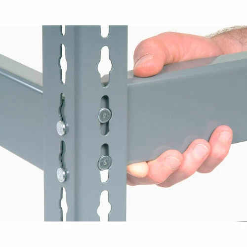 Global Industrial™ Additional Shelf Level Boltless Wire Deck 48"W x 24"D - Gray 2 Global Industrial™ Additional Shelf Level Boltless Wire Deck 48"W x 24"D - Gray - Image 2