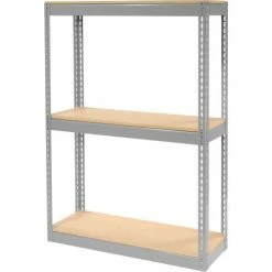 Global Industrial™ Record Storage Open With Boxes 42"WX15"DX60"H - Gray -Shelving Sales Store 130098GY 03