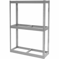 Global Industrial™ Record Storage Open With Boxes 42"WX15"DX60"H - Gray -Shelving Sales Store 130098GY 04