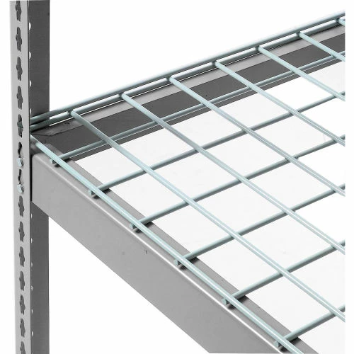 Global Industrial Expandable Starter Rack 36x24x84 3 Level Wire Deck 1500 lb. Cap Per Deck GRY 7 Global Industrial Expandable Starter Rack 36x24x84 3 Level Wire Deck 1500 lb. Cap Per Deck GRY - Image 7