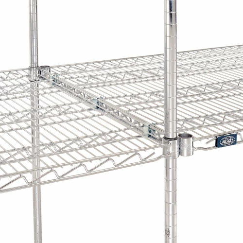 Nexel® Chrome, 4 Tier, Wire Shelving Add-On Unit, 60"W x 30"D x 86"H 2 Nexel® Chrome, 4 Tier, Wire Shelving Add-On Unit, 60"W x 30"D x 86"H - Image 2