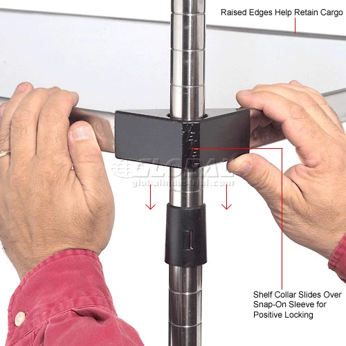 Nexel® S2448SS Stainless Steel Solid Shelf 48"W x 24"D 12 Nexel® S2448SS Stainless Steel Solid Shelf 48"W x 24"D - Image 12