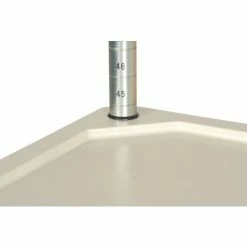 Nexel® Plastic, 4 Tier, Solid Shelving Unit, Poly-Z-Brite® Posts, 48"W x 24"D x 63"H -Shelving Sales Store 188125 05