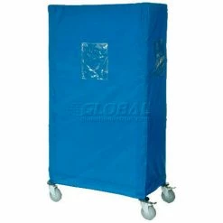 Nexel Nylon Cover, Blue, 48"W x 24"D x 74"H