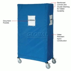 Nexel Nylon Cover, Blue, 48"W x 24"D x 74"H -Shelving Sales Store 188371 1wco 4