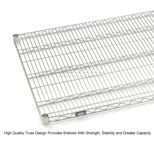 Nexel® S3648C Chrome Wire Shelf 48"W x 36"D 6 Nexel® S3648C Chrome Wire Shelf 48"W x 36"D - Image 6