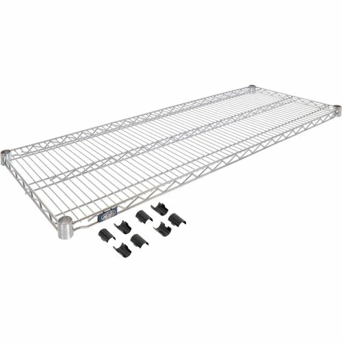 Nexel® S1872C Chrome Wire Shelf 72"W x 18"D 1 Nexel® S1872C Chrome Wire Shelf 72"W x 18"D