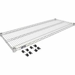 Nexel® S2460S Stainless Steel Wire Shelf 60"W x 24"D