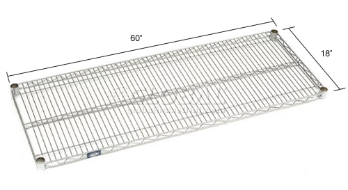 Nexel® S1860C Chrome Wire Shelf 60"W x 18"D 10 Nexel® S1860C Chrome Wire Shelf 60"W x 18"D - Image 10