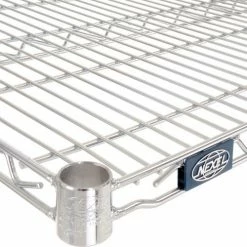 Nexel® S2448C Chrome Wire Shelf 48"W x 24"D -Shelving Sales Store 188558 02