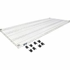Nexel® S2472Z Poly-Z-Brite® Wire Shelf 72"W x 24"D