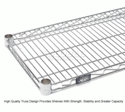 Nexel® S1424C Chrome Wire Shelf 24"W x 14"D -Shelving Sales Store 188565 2wco 28