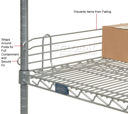 Nexel® Chrome Wire Ledge, 14"W x 4"H 9 Nexel® Chrome Wire Ledge, 14"W x 4"H - Image 9