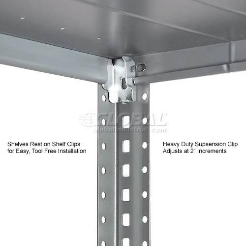 Global Industrial™ Steel Shelf 48x30 With 4 Clips (20 GA) 18 Global Industrial™ Steel Shelf 48x30 With 4 Clips (20 GA) - Image 18