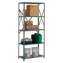 Global Industrial™ Steel Shelving 20 Ga 36"Wx24"Dx85"H Open Clip Style 5 Shelf