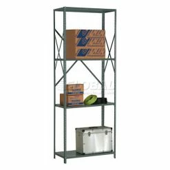 Global Industrial™ Steel Shelving 20 Ga 48"Wx24"Dx97"H Open Clip Style 4 Shelf