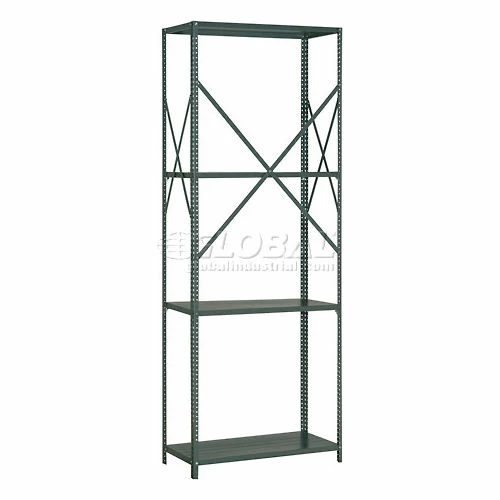 Global Industrial™ Steel Shelving 20 Ga 36"Wx18"Dx97"H Open Clip Style 4 Shelf 3 Global Industrial™ Steel Shelving 20 Ga 36"Wx18"Dx97"H Open Clip Style 4 Shelf - Image 3