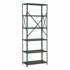 Global Industrial™ Steel Shelving 20 Ga 48"Wx12"Dx97"H Open Clip Style 6 Shelf -Shelving Sales Store 234442A 02 1