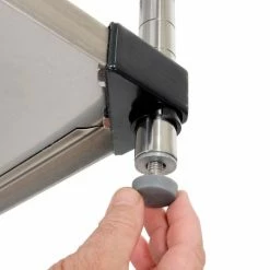 Nexel® Solid Stainless Steel, 4 Tier, Starter Unit, 36"W x 18"D x 63"H -Shelving Sales Store 235360 09