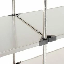 Nexel® Solid Stainless Steel, 4 Tier, Add-On Unit, 36"W x 18"D x 86"H 21 Nexel® Solid Stainless Steel, 4 Tier, Add-On Unit, 36"W x 18"D x 86"H -Shelving Sales Store 235373 04