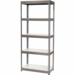 Global Industrial Extra Heavy Duty Shelving 36Wx18Dx84H 5 Shelves 1500 lbs. Cap. Per Shelf GRY 26 Global Industrial Extra Heavy Duty Shelving 36Wx18Dx84H 5 Shelves 1500 lbs. Cap. Per Shelf GRY -Shelving Sales Store 235431GY 05