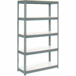 Global Industrial Extra Heavy Duty Shelving 48Wx24Dx60H 6 Shelves 1200 lbs. Cap. Per Shelf GRY