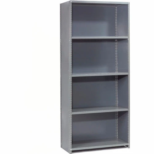 Global Industrial™ Steel Shelving 18 Ga 48"W x 24"D x 97"H Closed Clip 5 Shelves Starter 1 Global Industrial™ Steel Shelving 18 Ga 48"W x 24"D x 97"H Closed Clip 5 Shelves Starter