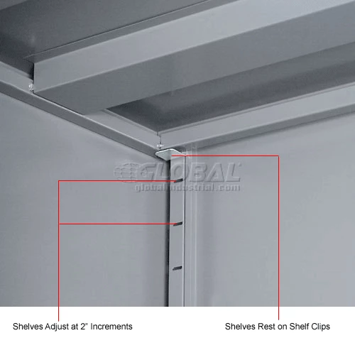 Global Industrial™ Shelf For 36 Inch Cabinet Gray 11 Global Industrial™ Shelf For 36 Inch Cabinet Gray - Image 11