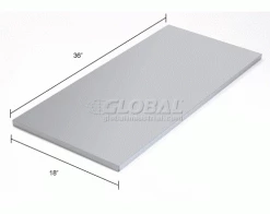 Global Industrial™ Shelf For 36 Inch Cabinet Gray -Shelving Sales Store 237517GY dim 2