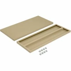 Global Industrial™ Shelves For 36"Wx24"D Storage Cabinet, Tan, 2 Pack