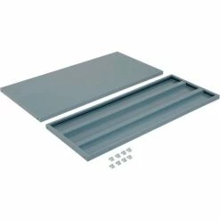 Global Industrial™ Shelves For 48"Wx24"D Storage Cabinet, Gray, 2 Pack