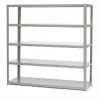 Global Industrial™ Extra Heavy Duty Shelving, 48"W x 24"D x 60"H, 5 Shelves, Gray