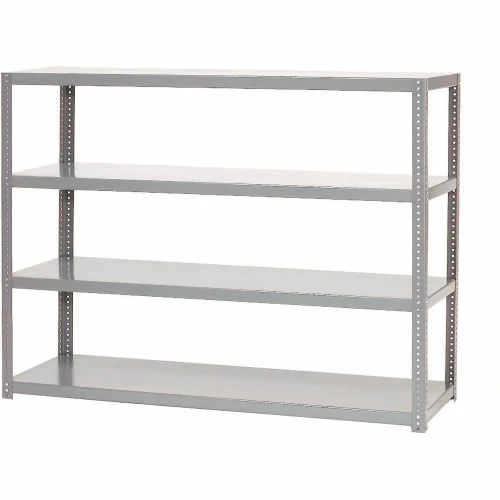 Global Industrial Extra Heavy Duty Shelving, 48"W x 24"D x 60"H, 4 Shelves, Gray 1 Global Industrial Extra Heavy Duty Shelving, 48"W x 24"D x 60"H, 4 Shelves, Gray
