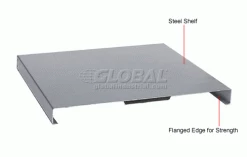 Global Industrial™ Extra Heavy Duty Shelving, 48"W x 18"D x 96"H, 4 Shelves, Gray -Shelving Sales Store 240006 3wco 19