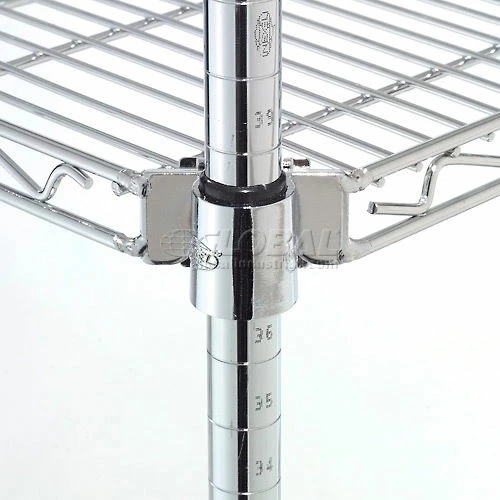 Nexel® E-Z Adjust Shelf 72x18 with Clips & 4 Hooks 13 Nexel® E-Z Adjust Shelf 72x18 with Clips & 4 Hooks - Image 13