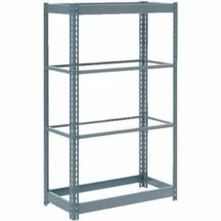 Global Industrial Heavy Duty Shelving 36"W x 12"D x 60"H With 4 Shelves - No Deck - Gray