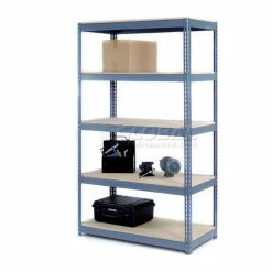 Global Industrial™ Additional Shelf Level Boltless Wood Deck 48"W x 24"D - Gray -Shelving Sales Store 255400 5