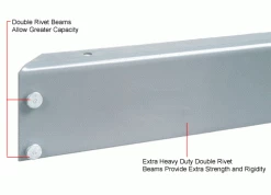 Global Industrial™ Wide Span Rack 60Wx36Dx96H, 3 Shelves Wood Deck 1200 Lb Cap. Per Level, Gray -Shelving Sales Store 255436 4wco 92