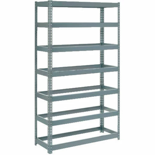 Global Industrial Extra Heavy Duty Shelving 48"W x 12"D x 84"H With 7 Shelves, No Deck, Gray 1 Global Industrial Extra Heavy Duty Shelving 48"W x 12"D x 84"H With 7 Shelves, No Deck, Gray