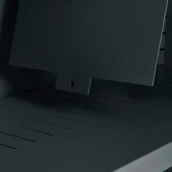 Interion By Global Industrial Interion® All Steel Bookcase 36" W x 12" D x 42" H Black 3 Openings -Shelving Sales Store 277440BK 09