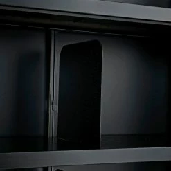 Interion By Global Industrial Interion® All Steel Bookcase 36" W x 12" D x 84" H Black 7 Openings -Shelving Sales Store 277442BK 07