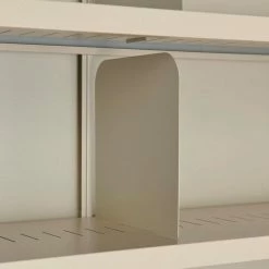 Interion By Global Industrial Interion® All Steel Bookcase 36" W x 12" D x 84" H Putty 7 Openings -Shelving Sales Store 277442PY 04