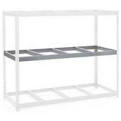 Global Industrial™ Additional Level For Wide Span Rack 96"Wx36"D No Deck 1100 Lb Capacity, Gray
