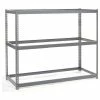 Global Industrial™ Wide Span Rack 72Wx15Dx60H, 3 Shelves No Deck 900 Lb Cap. Per Level, Gray