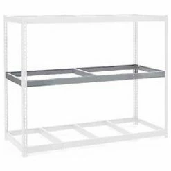 Global Industrial™ Additional Level For Wide Span Rack 72"W x 30"D No Deck 900 Lb Capacity, Gry
