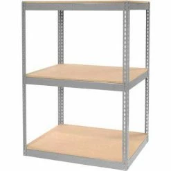 Global Industrial™ Record Storage Rack Without Boxes 42"W x 30"D x 60"H - Gray