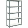 Global Industrial™ Extra Heavy Duty Shelving 48Wx12Dx60H 6 Shelves 1500 lbs. Cap. Per Shelf GRY