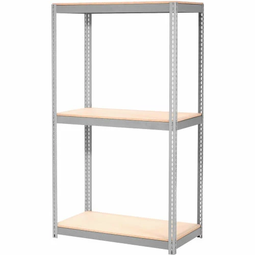 Global Industrial Expandable Starter Rack 96x36x84 3 Level Wood Deck 800 lb. Cap Per Level GRY 1 Global Industrial Expandable Starter Rack 96x36x84 3 Level Wood Deck 800 lb. Cap Per Level GRY