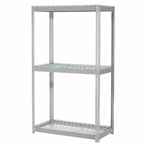 Global Industrial Expandable Starter Rack 36x18x84 3 Level Wire Deck 1500 lb. Cap Per Deck GRY 1 Global Industrial Expandable Starter Rack 36x18x84 3 Level Wire Deck 1500 lb. Cap Per Deck GRY